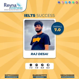 Raj Desai - IELTS Success - Reyna