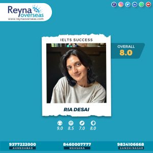 Ria Desai - IELTS Success - Reyna