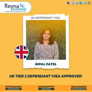 Ripal patel uk tier 2 dependant visa