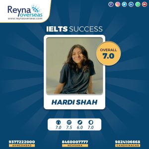 Hardi Shah IELTS Success - Reyna